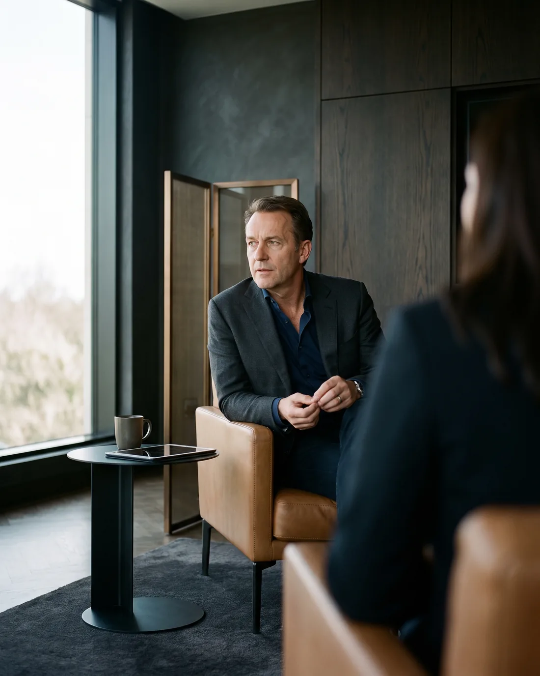 An executive at work